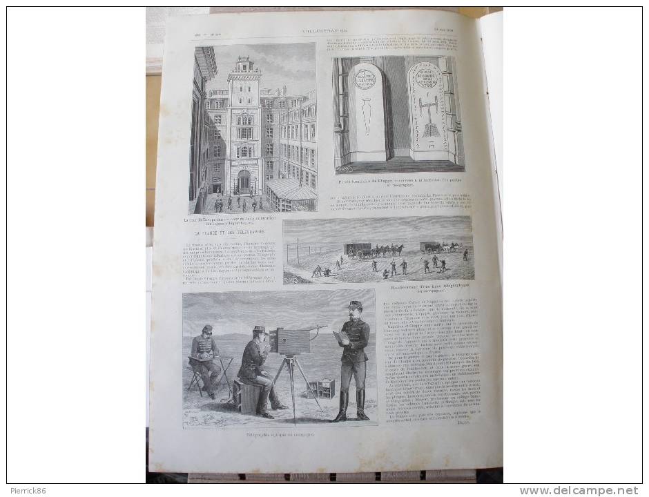 1890 UNIVERSITE DE MONTPELLIER AMIRAL BERGASSE DU PETIT THOUARS "FORMIDABLE" TELEGRAPHE SIBERIE CATHEDRALE DE CARTHAGE