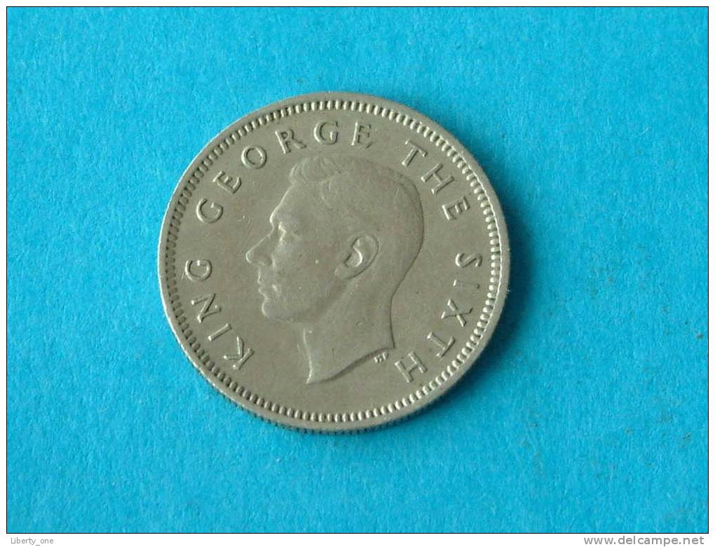 1952 - 6 PENCE / KM 16 ( For Grade, Please See Photo ) ! - New Zealand