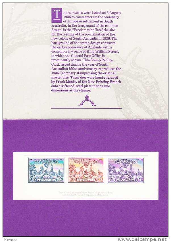 Australia-1986 150th Anniversary  South Australia RC 6 - Collections