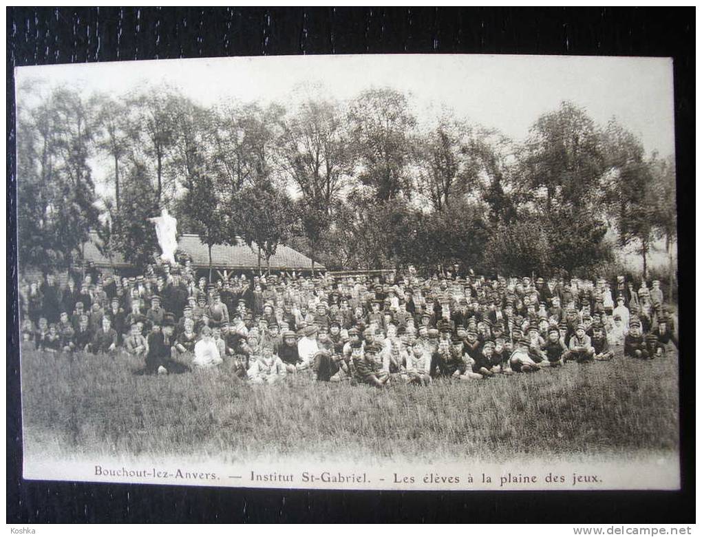 BOECHOUT - Instituut St Gabriël - Les élèves à La Plaine Des Jeux - 1927 - Lot 49 - Boechout
