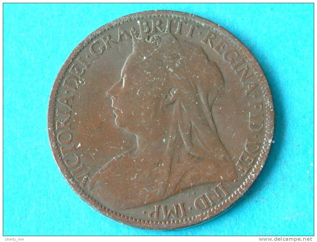 1900 - ONE PENNY / KM 790 ( For Grade, Please See Photo ) ! - D. 1 Penny