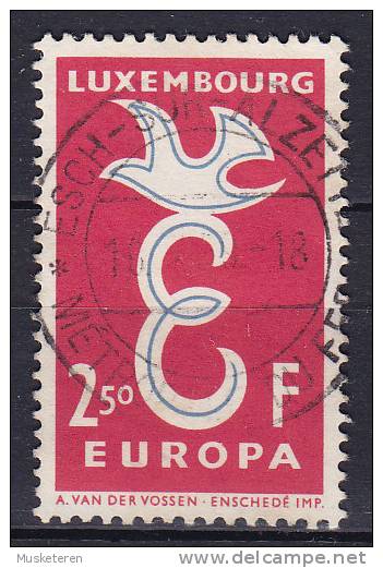 Luxembourg 1958 Mi. 590    2.50 Fr Europa CEPT Deluxe ESCH SUR ALZETTE Cancel !! - Used Stamps