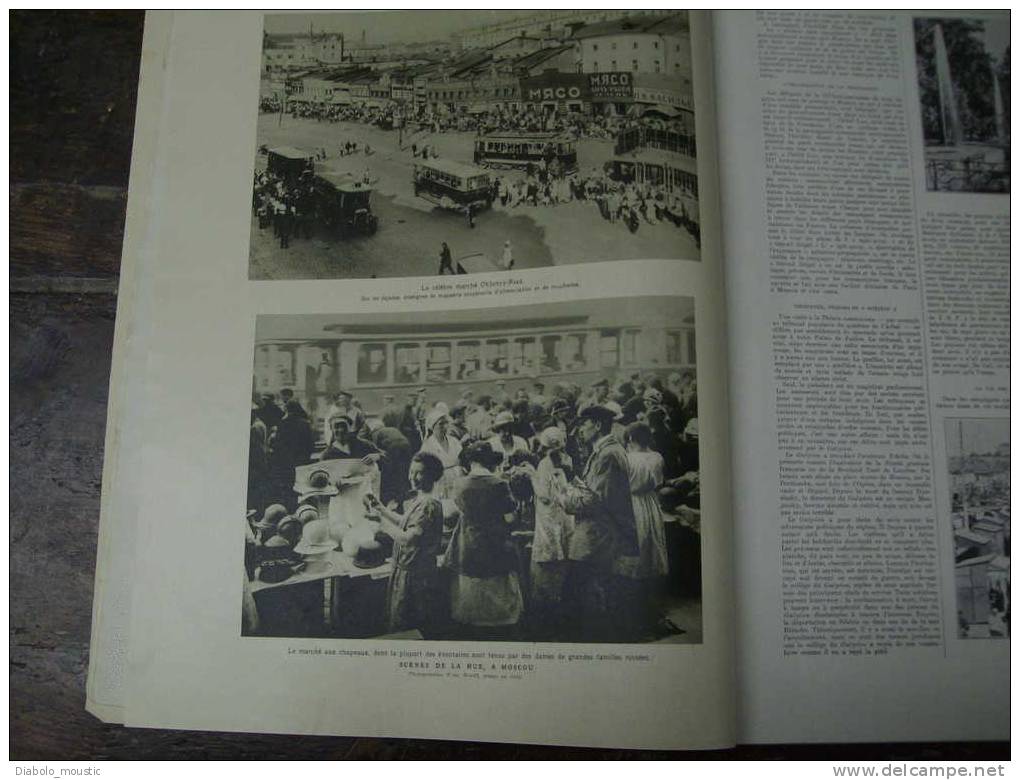 1927 RUSSIE ; Télégraphe ; NAPLES ;Constantinople ;Scoutisme ECLAIREUSES à Camaret / Mer ;St Hubert ; Cinéma ; Pubs AUTO - Movimiento Scout