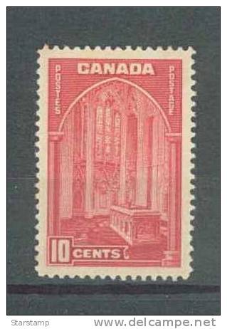 CANADA 1938 - 10c Memorial Chamber, Parliament Buildings - Unused Stamps