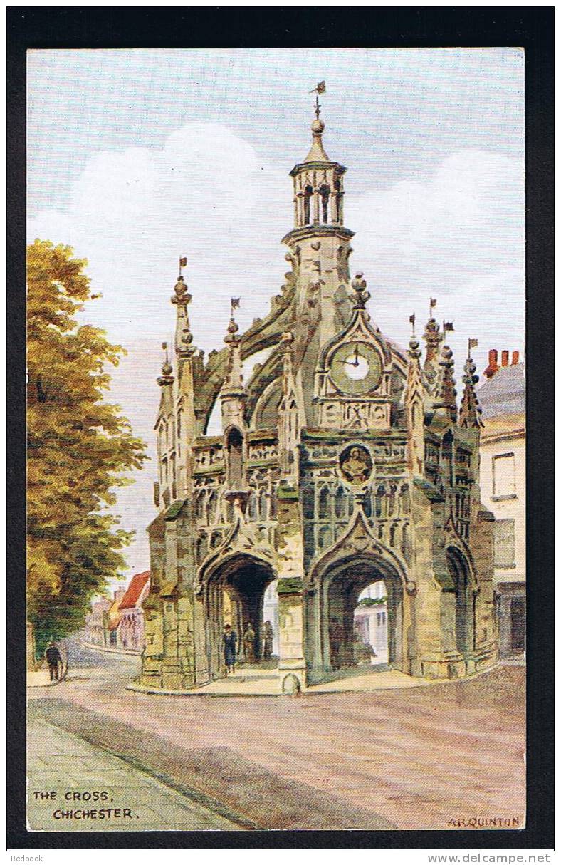 RB 721 -  ARQ A.R.Q  J. Salmon Postcard - The Cross Chichester Sussex - Chichester