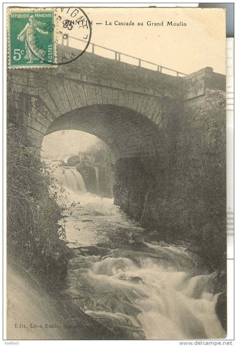 Quintin 22 - Cascade Au Grand Moulin - Quintin