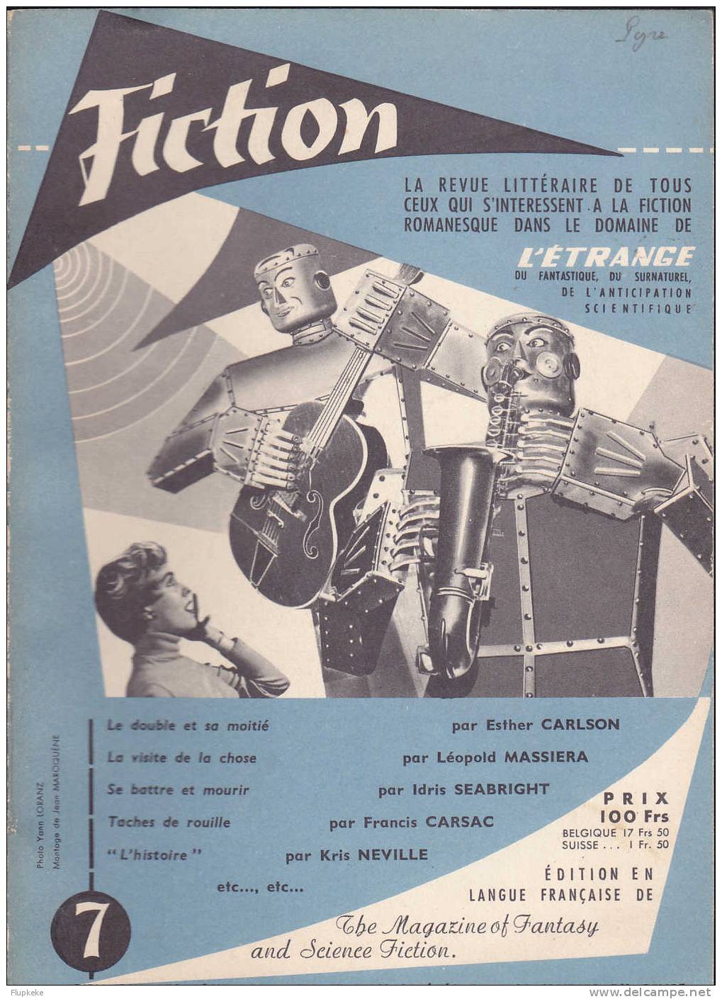 Fiction 7 Juin 1954 - Opta