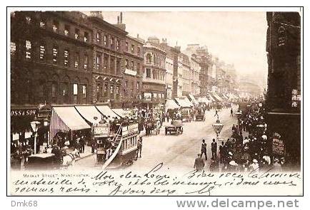 ENGLAND - MANCHESTER - MARKET STREET - 1903 - Manchester