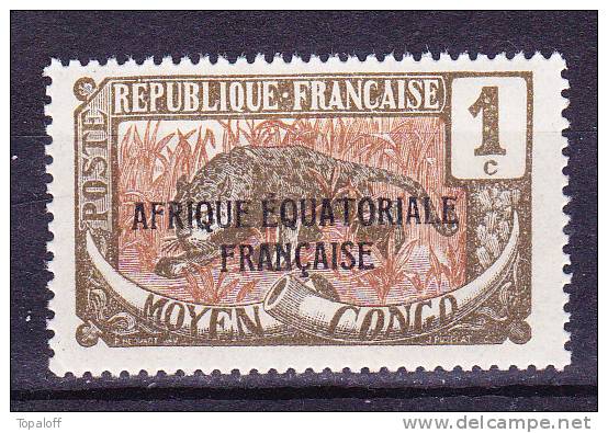 Congo Francais N°72 Neuf Sans Charniere - Ongebruikt