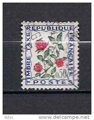 T 101 (OBL)  Y  &  T    (timbre Taxefleurs)   "FRANCE" - 1960-.... Used