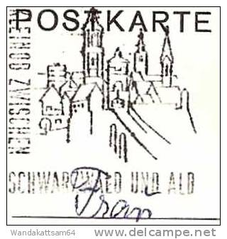 AK ROTTWEIL Kreiskrankenhaus 19. 3.72 - 11 721 ROTTWEIL Ma Werbestempel KLEINOD ZWISCHEN SCHWARZWALD UND ALB Nach 76 OG - Rottweil