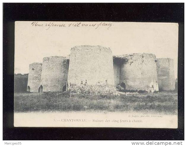 Chantonnay Ruines Des Cinq Fours à Chaux édit.jouffelot N° 5 Industrie , Précurseur - Chantonnay