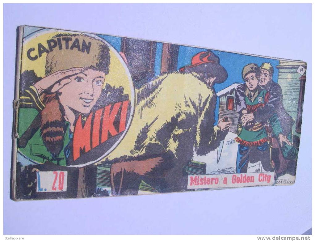 CAPITAN MIKI - TERZA SERIE STRISCIA - N. 18 - Mistero A Golden City - 1953 ORIGINALE - Classic (1930-50)