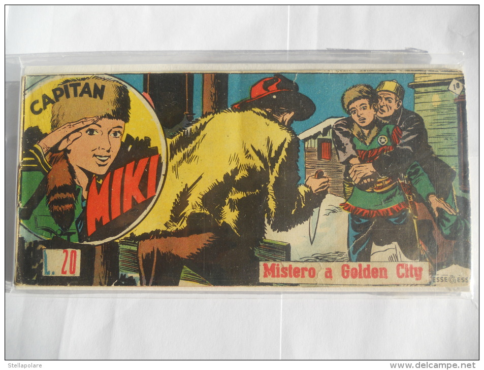 CAPITAN MIKI - TERZA SERIE STRISCIA - N. 18 - Mistero A Golden City - 1953 ORIGINALE - Classici 1930/50