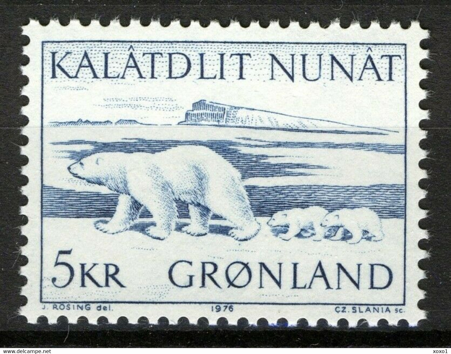 Greenland 1976 MiNr. 96 Dänemark Grönland Beer 1v MNH** 2,00 € - Ours