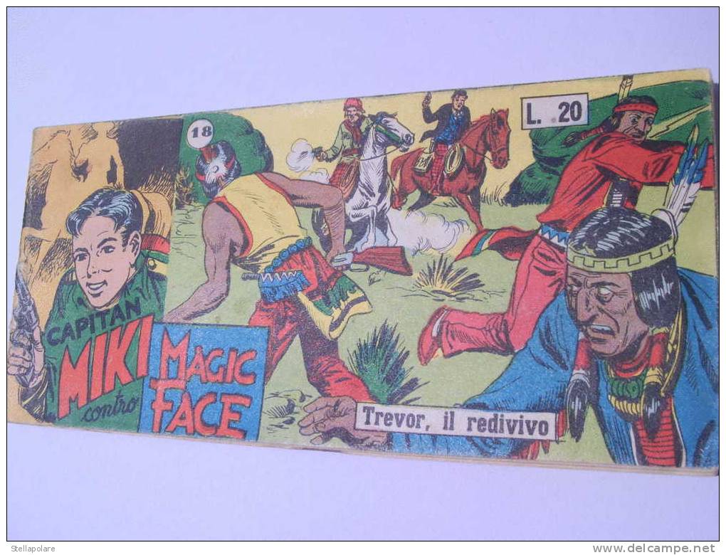 CAPITAN MIKI - X° SERIE STRISCIA - N. 18 - Trevor, Il Redivivo - 1955 ORIGINALE - Comics 1930-50
