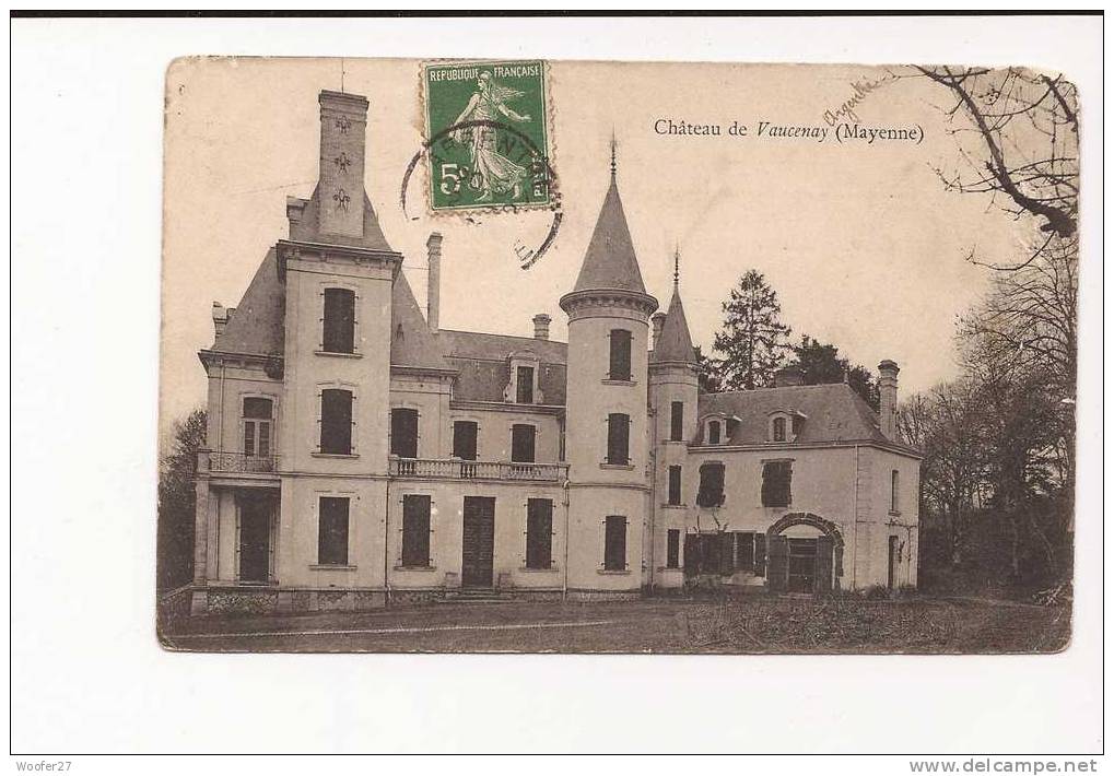 ARGENTRE   CHATEAU DE VAUCENAY - Argentre