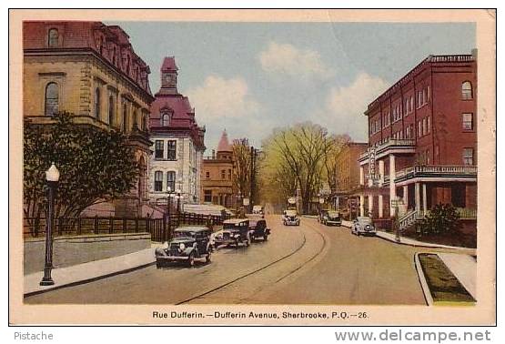 Sherbrooke Québec Canada - Rue Dufferin Street - Cars Voitures - Vintage - Unused - 2 Scans - Sherbrooke