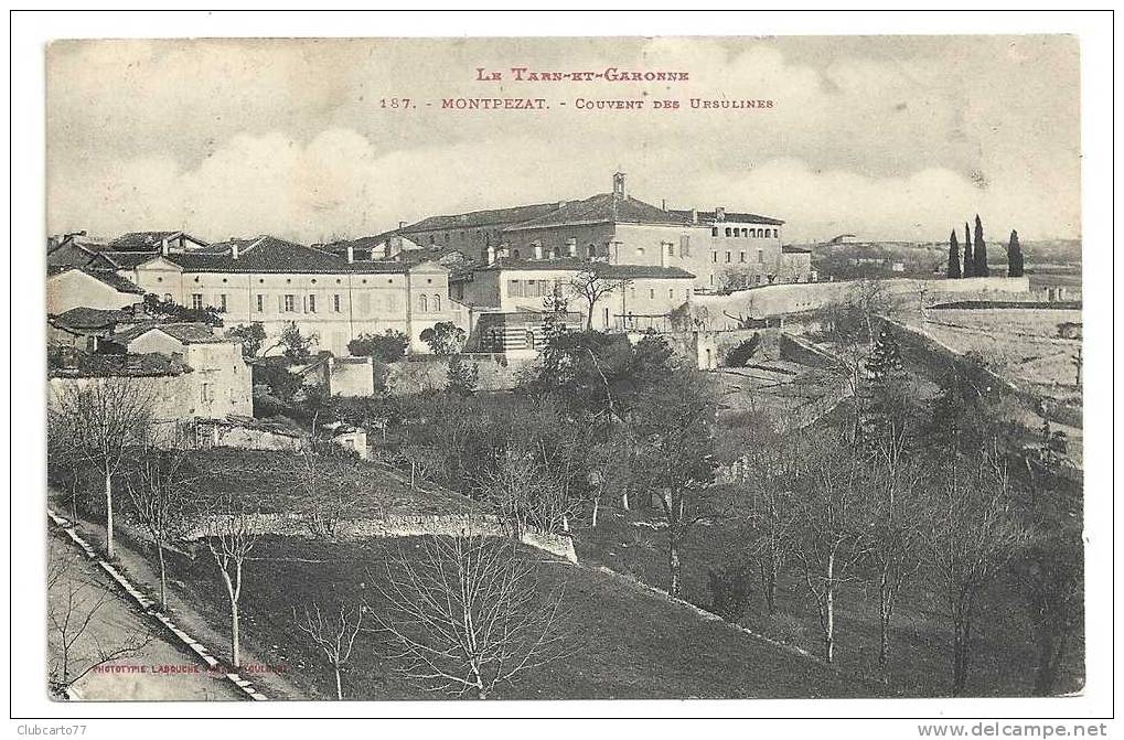 Montpezat-de-Quercy (82) :Le Couvent Des Ursulines Env 1911. - Montpezat De Quercy