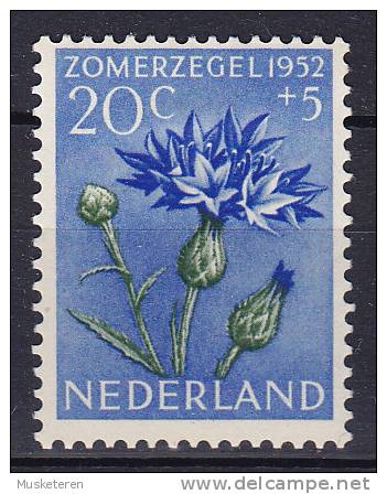 Netherlands 1952 Mi. 592     20 C + 5 C Flower Blume MH* - Ongebruikt
