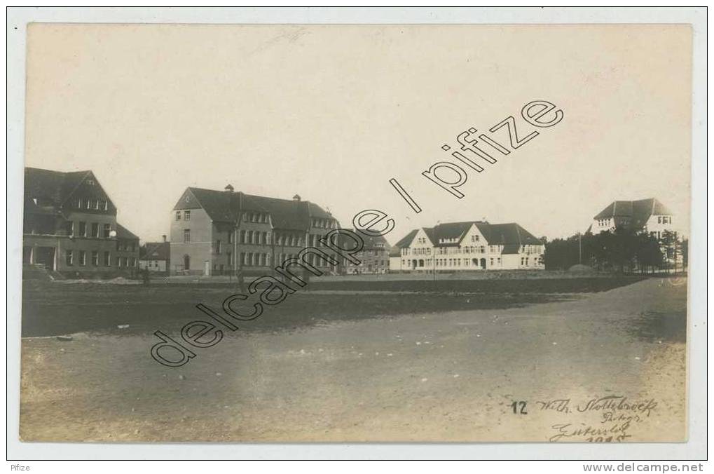 Guerre De 1914-18. 3 Cartes Photos Du Camp De Gütersloh. - Guetersloh