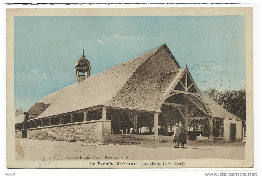 Le Faouet Les Halles XV Siecle Bois  Edit Le Leuxhc - Faouët