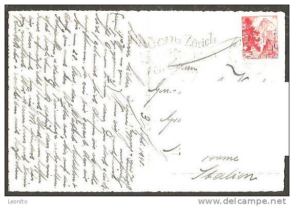 Goldwandquartier Ennetbaden Mit Nationalpark-Briefmarke 1948 - Ennetbaden