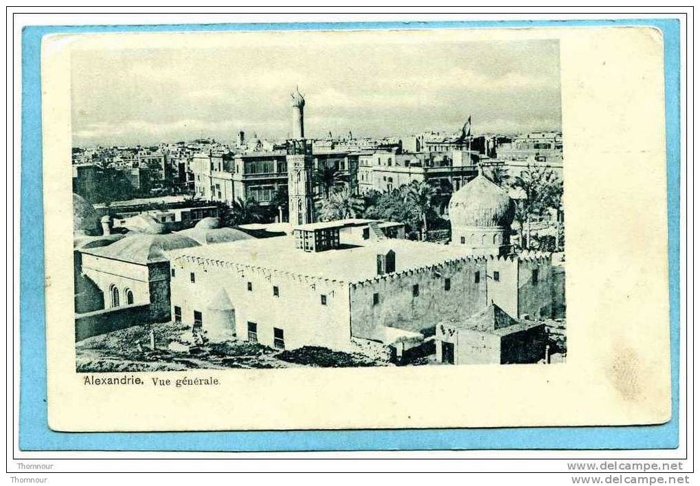 ALEXANDRIE  -  Vue  Générale.  -  CARTE PRECURSEUR  - - Alexandria