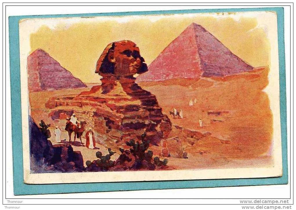 LE SPHYNX  ET  LES  PYRAMIDES  - - Sphinx