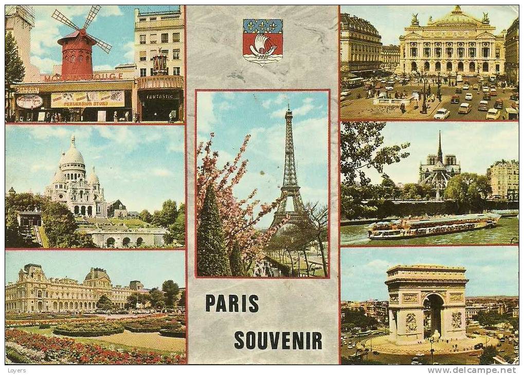 Souvenir De PARIS. - Cartas Panorámicas