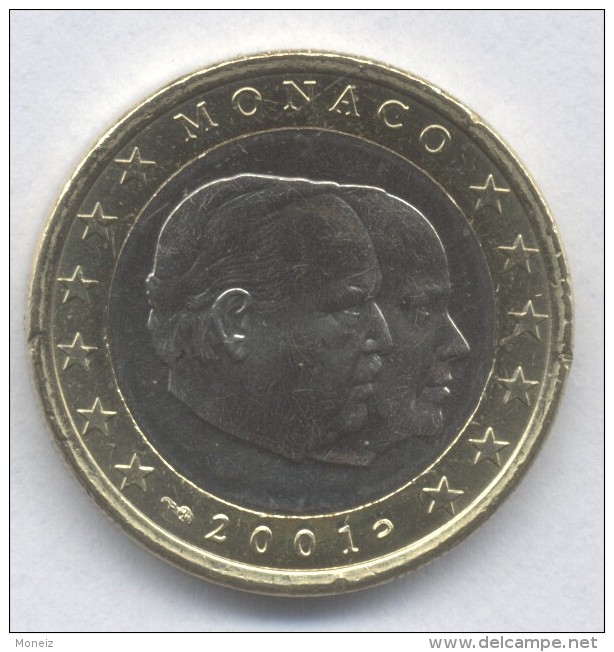 1 EURO 2001  MONACO  TTB - Monaco