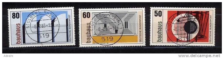 BRD 1983 Bauhaus (o) MNH Mi.1164-1166 (3 Werte) - Ungebraucht