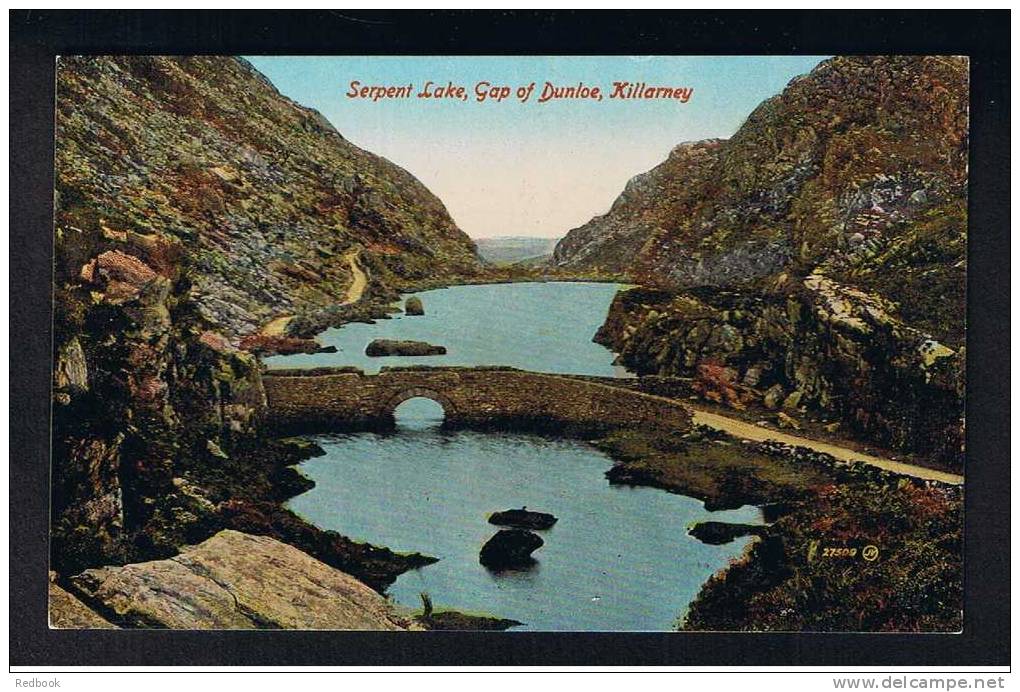 RB 722 -  Early Postcard - Serpent Lake - Gap Of Dunloe Killarney County Kerry  - Ireland Eire - Kerry