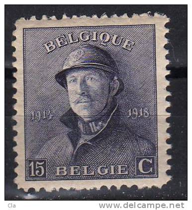 169A  **  Cob 7.5 - 1919-1920 Roi Casqué