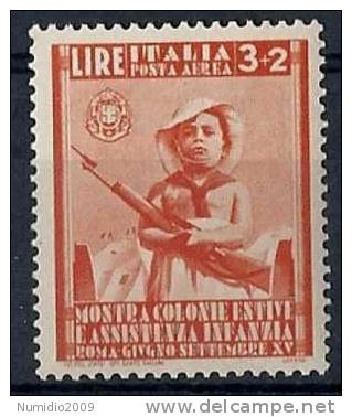 1937 REGNO COLONIE POSTA AEREA 3 £ MNH ** - RR8548 - Posta Aerea