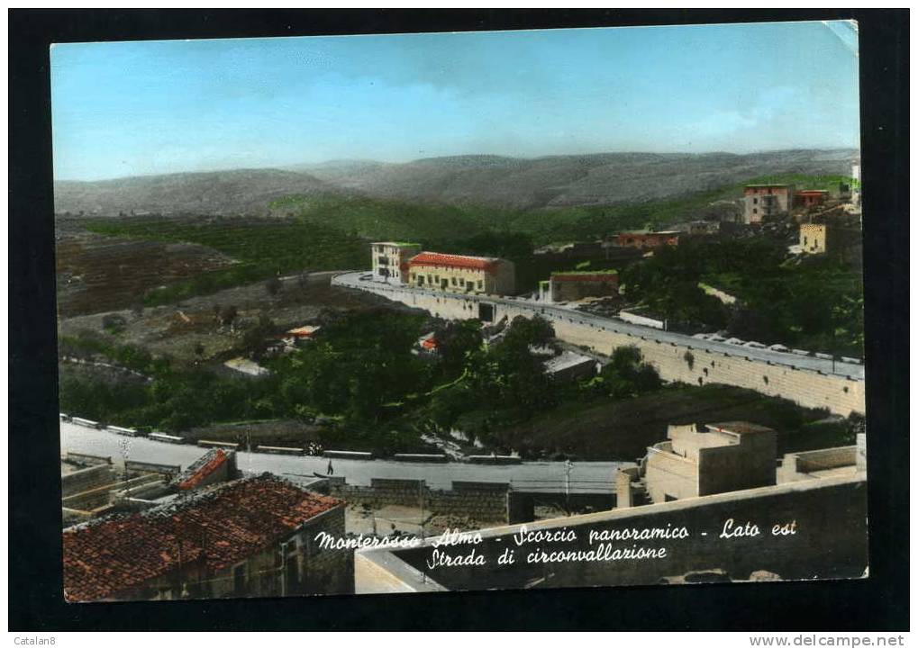 V1255 CARTOLINA ILLUSTRATA SICILIA RAGUSA MONTEROSSO ALMO SCORCIO PANORAMA FG. V. - Ragusa