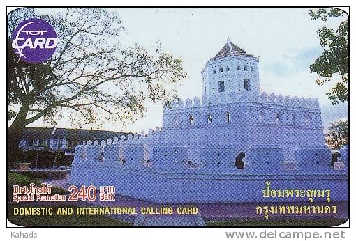 Thailand Phonecard TOT New Nr. 249 House Haus  Temple 200 Baht - Altri & Non Classificati