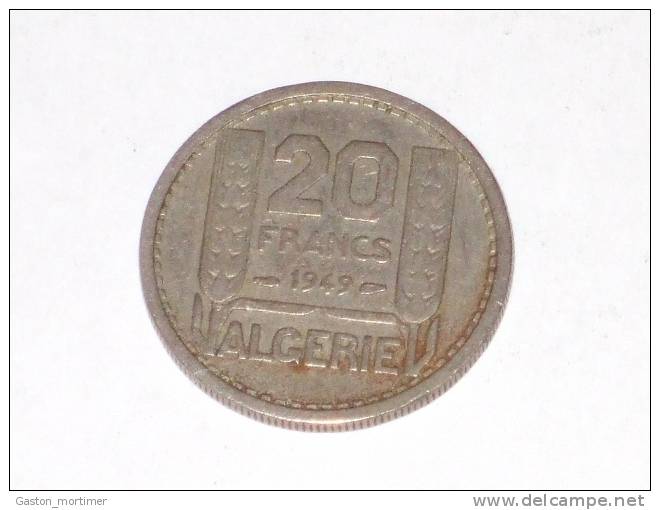 20 Francs - Algerie - 1949 - Autres & Non Classés