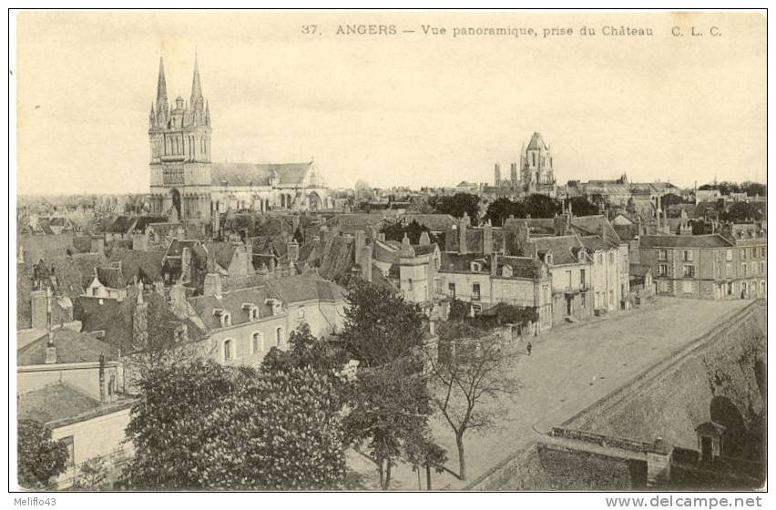 49/ CPA - Angers - Vue Panoramique - Angers