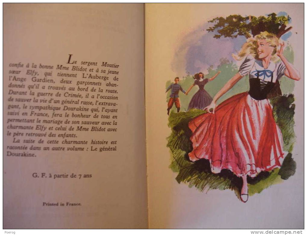 COMTESSE DE SEGUR - L'AUBERGE DE L'ANGE GARDIEN - 1964 - ROUGE ET OR DAUPHINE N°46 - ILLUSTRATIONS PIERRE LE GUEN - Bibliotheque Rouge Et Or