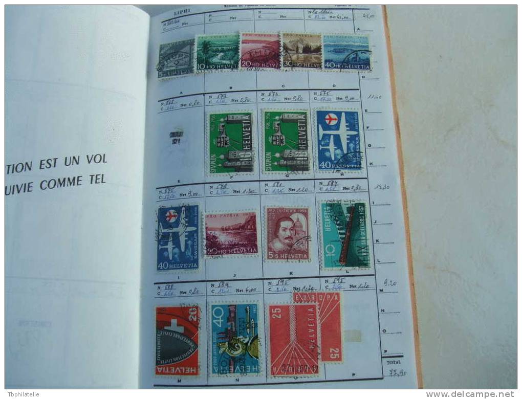 VEND CARNET DE CIRCULATION DE TIMBRES SUISSES , BONNE QUALITE , BONNES VALEURS , SERIES COMPLETES , COTE + 350 EUROS (b)