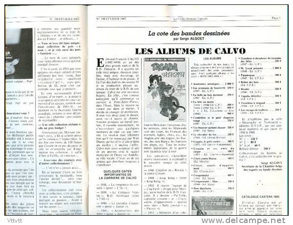 LE COLLECTIONNEUR FRANCAIS (Février 1983) : Pot Moutarde, BD Calvo, Actions, Journaux, Figurines Militaires, Neudin... - Brocantes & Collections