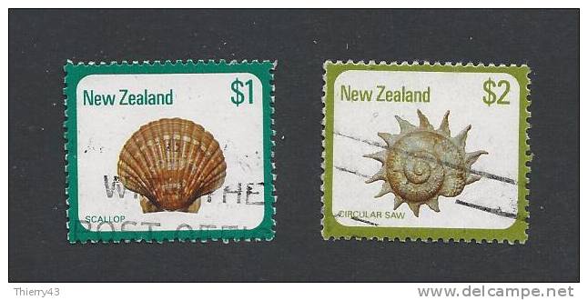 New Zealand 1979  -  Shells, Set Of 2 V  Y&T 755-56  Mi. 785-86  Used - Used Stamps