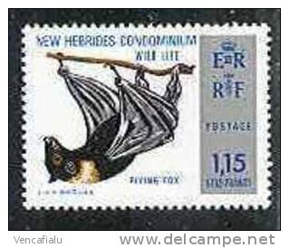 New Hebrides  - Bat, 1 Stamp, MNH - Chauve-souris