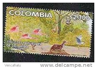 Columbia  - Flamingo,birds, 1 Stamp, MNH - Flamingos