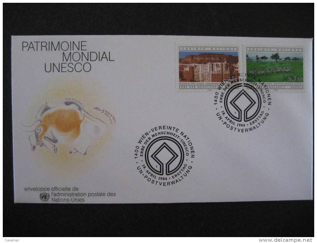 UNITED NATIONS ONU 1984 Unesco Austria Archeology Archeologie Prehistory Prehistoire Prehistoria Arqueologia Art - Préhistoire