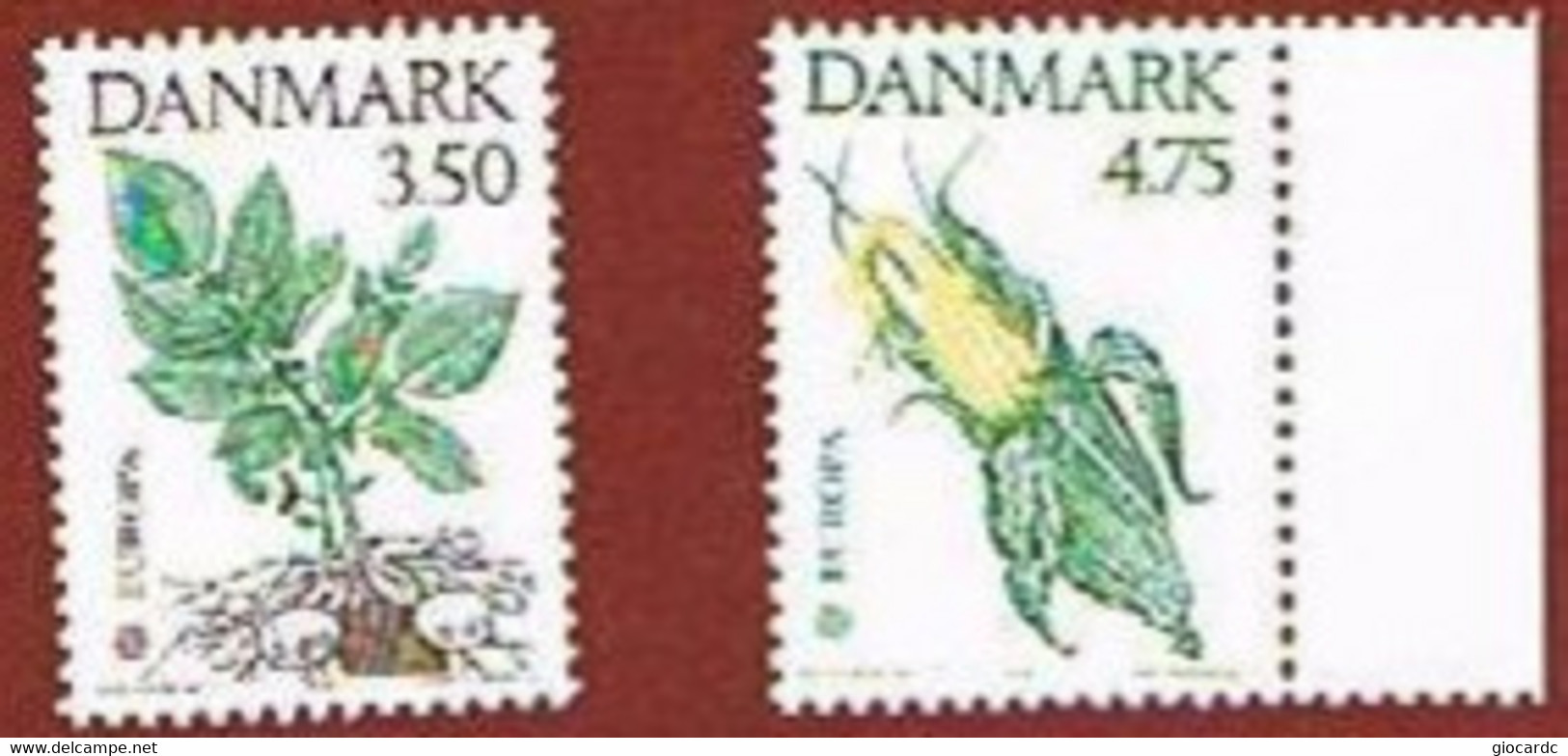 DANIMARCA         - UNIF. 1028.1029  -  1992 EUROPA CEPT: 500^ ANNIV. SCOPERTA AMERICA     -     NUOVI  (MINT) ** - Ungebraucht