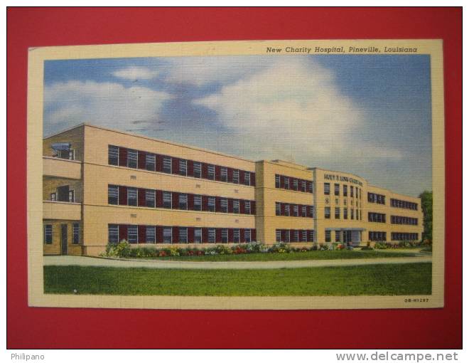 Pineville La  New Charity Hospital   1942 Cancel         .---===ref 189 - Autres & Non Classés