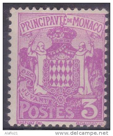 £7 - MONACO -  N° 74A - NEUF Avec Charnière - Sonstige & Ohne Zuordnung