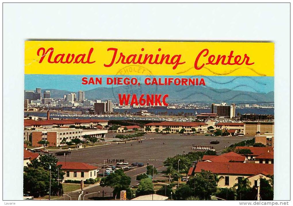 SAN DIEGO - CALIFORNIE - CENTRE De FORMATION De La MARINE  - Carte Radio - San Diego
